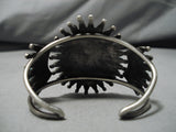 Breathtaking Vintage Navajo Sterling Silver Native American Bracelet Cuff-Nativo Arts