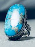 Very Important Jimmie King Jr Vintage Native American Navajo Sterling Silver Ring-Nativo Arts
