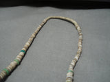 Impressive Vintage Navajo Turquoise Heishi Native American Necklace Old-Nativo Arts