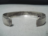 Dynamic Vintage Navajo Turquoise Sterling Silver Bracelet Native American Old-Nativo Arts