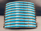 Native American 10 Story Vintage Zuni Turquoise Sterling Silver Bracelet-Nativo Arts