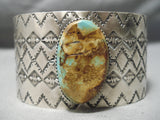 Outstanding Native American Navajo Royston Turquoise Sterling Silver Bracelet-Nativo Arts