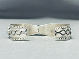 Superb Vintage Native American Navajo 5 Morenci Turquoise Sterling Silver Bracelet-Nativo Arts