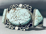 Very Vintage Old Deposit Vintage Native American Navajo #8 Turquoise Sterling Silver Bracelet-Nativo Arts