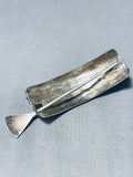 Unbelievable Vintage Native American Navajo Turquoise Sterling Silver Barrette-Nativo Arts