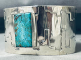 Exquisite Native American Navajo 8 Turquoise Sterling Silver Bracelet-Nativo Arts