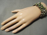 Statement Vintage Native American Navajo Royston Turquoise Sterling Silver Bracelet-Nativo Arts