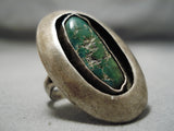 Striking Vintage Navajo Royston Turquoise Sterling Silver Native American Ring-Nativo Arts