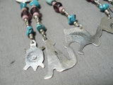 Eye-catching Navajo Turquoise Sterling Silver Dangle Earrings Native American-Nativo Arts