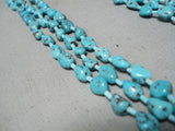 Incredible Vintage Native American Navajo Turquoise Sterling Silver Necklace-Nativo Arts
