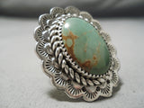 Fabulous San Felipe Royston Turquoise Sterling Silver Ring Native American-Nativo Arts