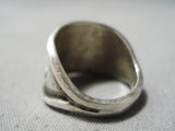 Impressive Vintage Native American Navajo Royston Turquoise Sterling Silver Ring Old-Nativo Arts