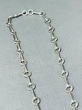 Important Ben Begaye (d) Vintage Native American Navajo Turquoise Sterling Silver Cross Necklace-Nativo Arts