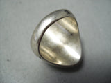One Of The Best Vintage Zuni/ Native American Navajo Turquoise Fetish Sterling Silver Ring-Nativo Arts
