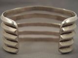 5 Tier Vintage Navajo All Native American Jewelry Silver Bracelet Old-Nativo Arts
