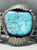 138 Grams 50 Year Old Vintage Native American Navajo Turquoise Sterling Silver Bracelet-Nativo Arts