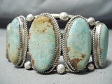 Les Nez Vintage Native American Navajo Royston Turquoise Sterling Silver Bracelet-Nativo Arts