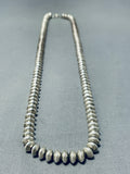 Exquisite Vintage Native American Navajo Sterling Silver Necklace-Nativo Arts
