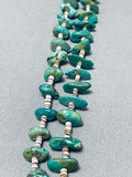 Native American 100 Gram Vintage Santo Domingo Royston Turquoise Heishi Necklace-Nativo Arts