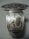 One Of The Best Vintage Native American Navajo Gold Sterling Silver Bracelet-Nativo Arts