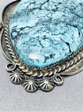 Important Daniel Benally (d) Vintage Native American Navajo Turquoise Sterling Silver Necklace-Nativo Arts