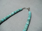 Native American Incredible Vintage Santo Domingo Royston Turquoise Sterling Silver Necklace-Nativo Arts