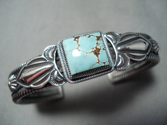 Important Vintage Native American Navajo Gary Reeves #8 Turquoise