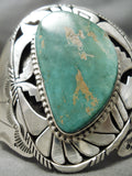 Quality Silver Work Vintage Native American Navajo Royston Turquoise Sterling Bracelet-Nativo Arts