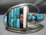 Charles Loloma's Student Vintage Native American Navajo Turquoise Sterling Silver Bracelet-Nativo Arts