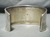 Huge Vintage Storyteller Sterling Silver Bracelet Cuff-Nativo Arts