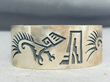 Magnificent Vintage Native American Navajo Sterling Silver Bracelet-Nativo Arts