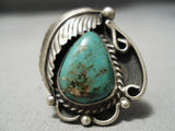 Wonderful Vintage Native American Navajo Royston Turquoise Sterling Silver Ring-Nativo Arts