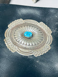 Mini Pouch Purse Sterling Silver Vintage Native American Navajo Turquoise-Nativo Arts