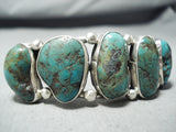 Chunyk Vintage Native American Navajo Royston Turquoise Sterling Silver Bracelet-Nativo Arts