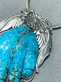 Very Important Vintage Native American Navajo Ben Begaye (d.) Turquoise Sterling Silver Necklace-Nativo Arts