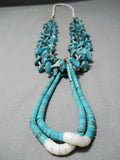 Noteworthy Vintage Navajo Turquoise Necklace Old Native American-Nativo Arts