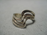 Native American Important Dave Dear Vintage Cherokee Sterling Silver Bracelet Earrings Ring-Nativo Arts