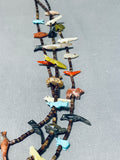Drop Dead Gorgeous Vintage Native American Zuni Turquoise Sterling Silver Necklace-Nativo Arts