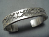 Remarkable Navajo Native American Sterling Silver Bracelet-Nativo Arts