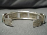 Rare Herb Tsosie Vintage Native American Navajo Royston Turquoise Sterling Silver Bracelet-Nativo Arts