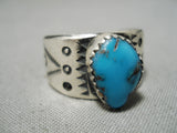 Important Jeanette Dale Vintage Native American Navajo Turquoise Sterling Silver Ring-Nativo Arts