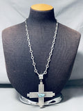 One Of Most Unique Vintage Native American Navajo Ben Begaye (d.) Sterling Silver Necklace-Nativo Arts