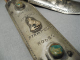 Very Important Vintage Native American Navajo Turquoise Sterling Silver Horse Bridle Headtsall-Nativo Arts