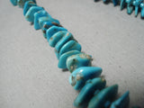 Native American Incredible Vintage Santo Domingo Turquoise Nugget Shell Necklace Old-Nativo Arts