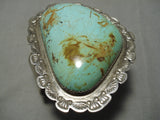 Native American The Best Vintage Santo Domingo Cawin Calabaza Turquoise Sterling Silver Bracelet-Nativo Arts