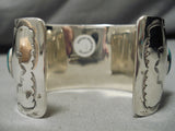 Important Vintage Native American Navajo Henry Yawakaia Sterling Silver Horse Turquoise Bracelet-Nativo Arts