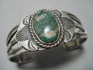 Museum Quality Vintage Navajo 1900's Sterling Silver Native American Bracelet-Nativo Arts