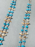 Noteworthy Vintage Native American Navajo Kingman Turquoise And Fetish Necklace-Nativo Arts