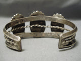 Museum Quality Vintage Native American Navajo Morenci Turquoise Sterling Silver Bracelet-Nativo Arts