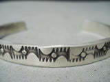 Wonderful Navajo Sterling Silver Bracelet Native American-Nativo Arts